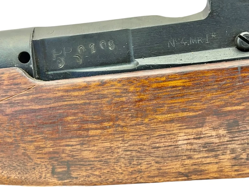Navy Arms Enfield #4 Mk 1* .303 World War II French Resistance 1944 Dated "BS" and "PP" marked matching serial number bolt PP 0105 - Image 23