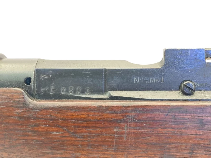 Navy Arms Enfield #4 Mk 1 .303 World War II French Resistance 1944 Dated "BT" and "PP" marked matching serial number bolt PP 0803 - Image 10