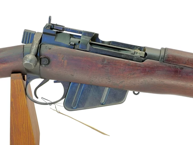 Navy Arms Enfield #4 Mk 1 .303 World War II French Resistance 1944 Dated "BT" and "PP" marked non-matching serial number bolt PP 0435 - Image 11