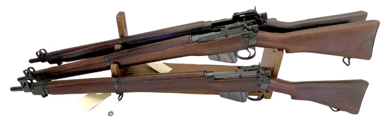 Navy Arms Enfield #4 Mk 1 .303 World War II French Resistance with brass buttplate 1944 date M47/C "PP" marked - Image 15