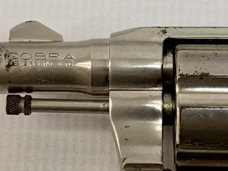 Colt Cobra revolver 2" factory nickel .38spl, 1971 manufacture