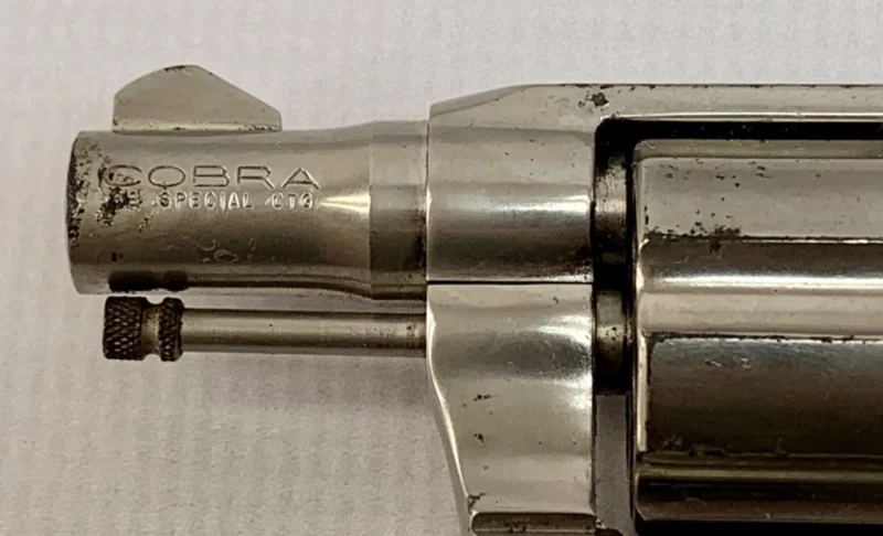 Colt Cobra revolver 2" factory nickel .38spl, 1971 manufacture