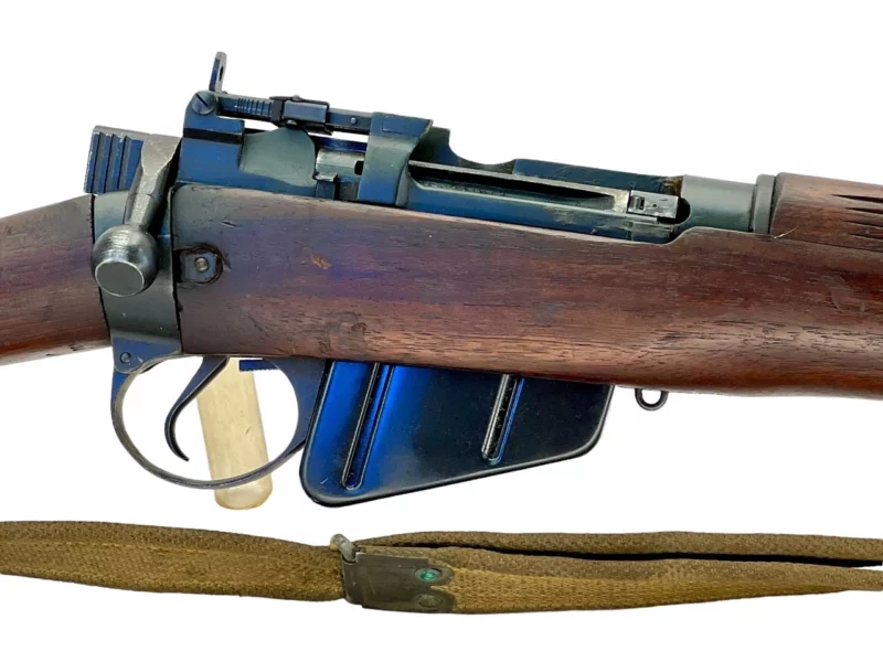 Navy Arms Enfield #4 Mk 1* .303 World War II French Resistance 1944 Dated "BS" marked matching serial number bolt PP 1780 - Image 10