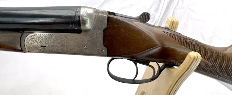 side by side 12ga shotgun Italian Pioneer Arms Ejector Boxlock SN 85149 - Image 5
