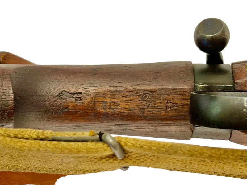 Navy Arms Enfield #4 Mk 1* .303 World War II French Resistance 1944 Dated "BS" and "PP" marked matching serial number bolt PP 1895 - Image 18