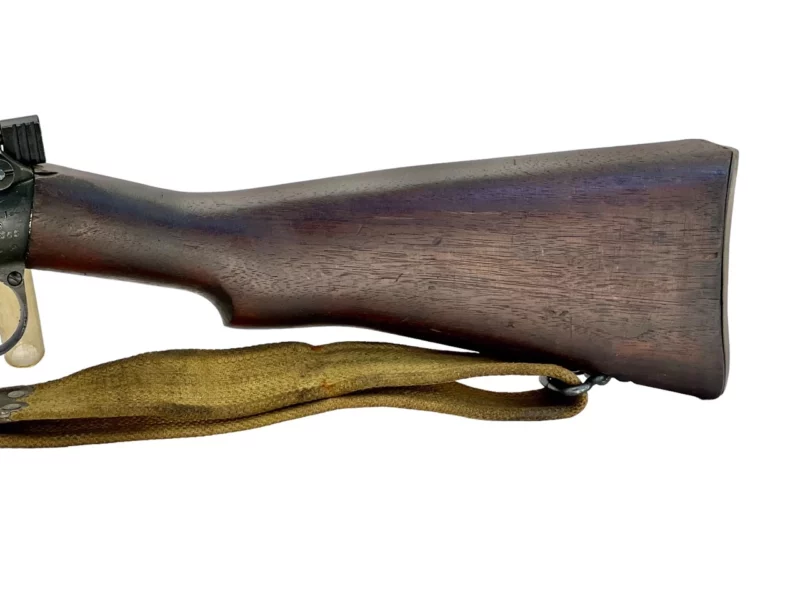 Navy Arms Enfield #4 Mk 1* .303 World War II French Resistance 1944 Dated "BS" and "PP" marked matching serial number bolt PP 1410 - Image 20