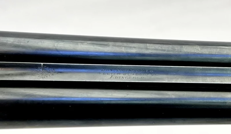 side by side 12ga shotgun British Daniel Fraser and Co. Extractor Boxlock SN 2025 - Image 6