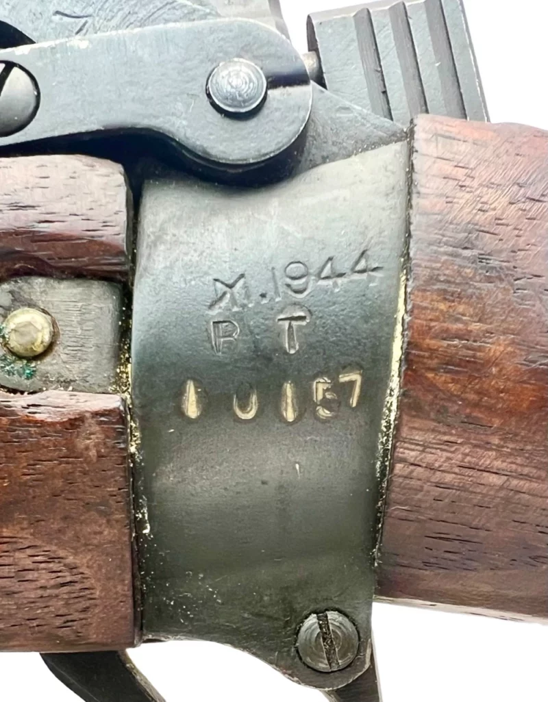 Navy Arms Enfield #4 Mk 1* .303 World War II French Resistance 1944 Dated "BT" marked non-matching SN bolt PP 1082 - Image 21