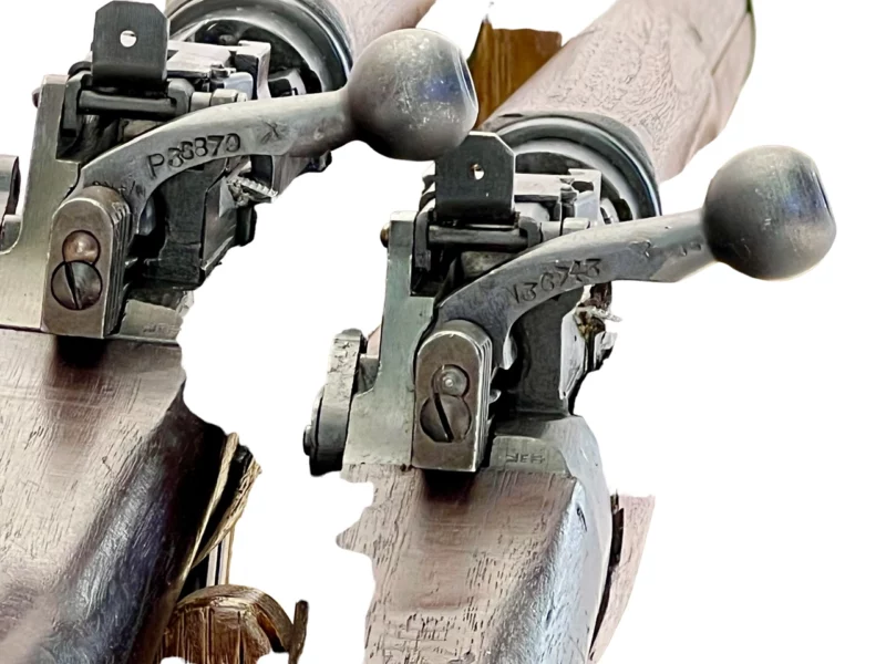 Navy Arms Enfield #4 Mk 1 .303 World War II French Resistance 1944 Dated consecutive serial numbered pair 36960/36961 - Image 14