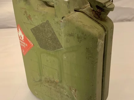 British MOD 5-gallon (20 Litre) "Jerry Cans" steel fuel cans - Kerosene