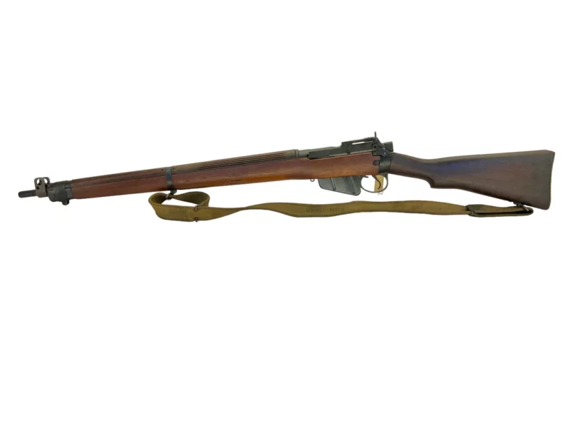 Navy Arms Enfield #4 Mk 1* .303 World War II French Resistance 1944 Dated "BS" and "PP" marked matching serial number bolt PP 0821 - Image 19