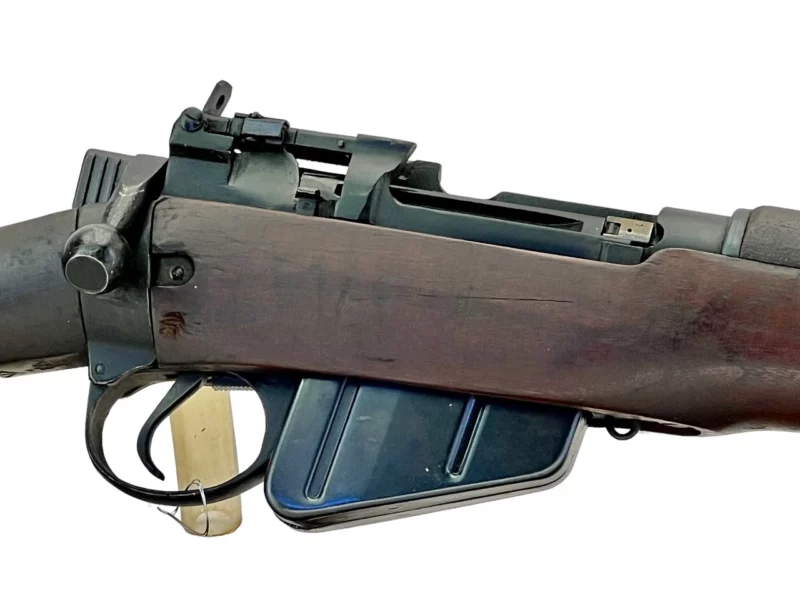Navy Arms Enfield #4 Mk 1 .303 World War II French Resistance,1944 date "PP" marked, ROF(F) with matching bolt SN PP 0682 - Image 10