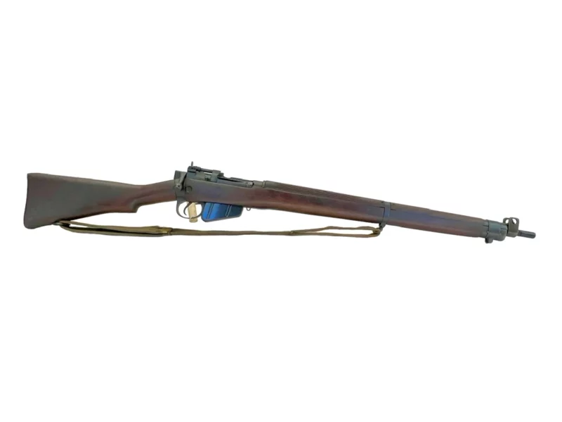 Navy Arms Enfield #4 Mk 1* .303 World War II French Resistance 1944 Dated "BS" marked matching serial number bolt PP 0957 - Image 9