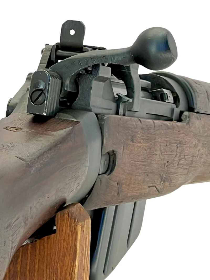 Navy Arms Enfield #4 Mk 1* .303 World War II French Resistance1944 Dated "BS" and "PP" marked non-matching serial number bolt PP 0605 - Image 15