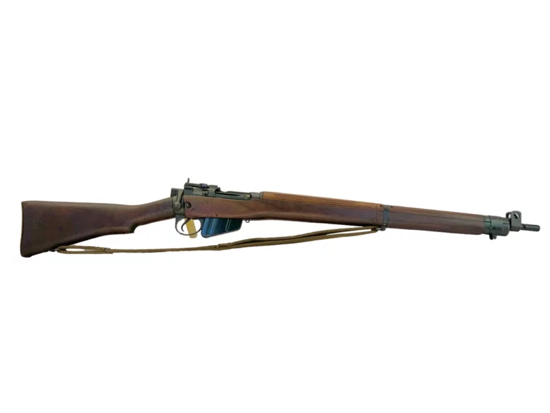 Navy Arms Enfield #4 Mk 1* .303 World War II French Resistance1944 Dated "BS" marked non-matching serial number bolt PP 1630 - Image 10