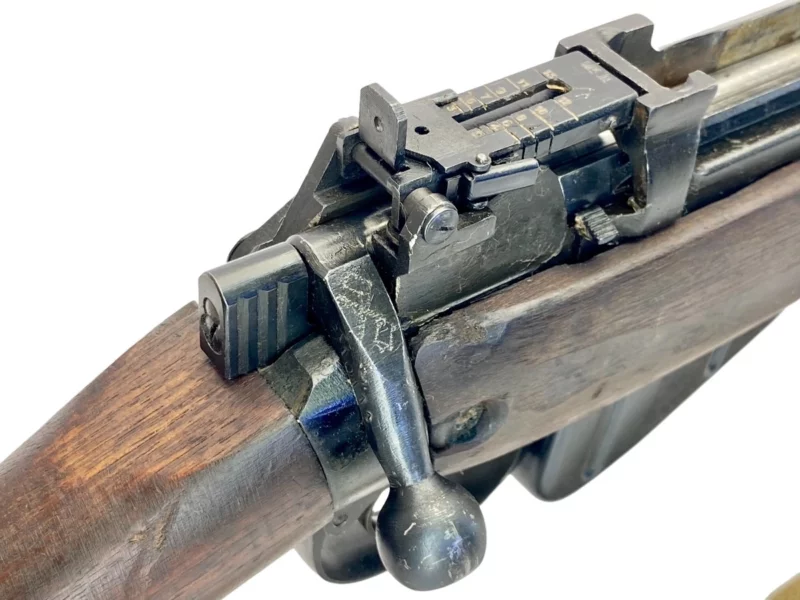 Navy Arms Enfield #4 Mk 1* .303 World War II French Resistance 1944 Dated "BT" and "PP" marked matching serial number bolt PP 1802 - Image 18