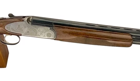 12ga O/U full side lock shotgun Emilio Rizzini Italian made single trigger VG condition