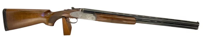 12ga O/U full side lock shotgun Emilio Rizzini Italian made single trigger VG condition