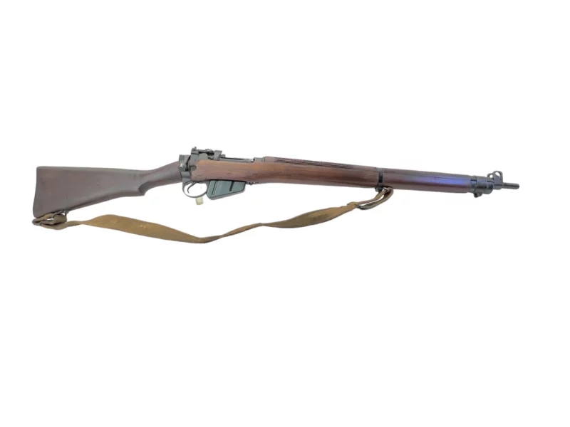 Navy Arms Enfield #4 Mk 1* .303 World War II French Resistance 1944 Dated "BS" and "PP" marked matching serial number bolt PP 1111 - Image 8