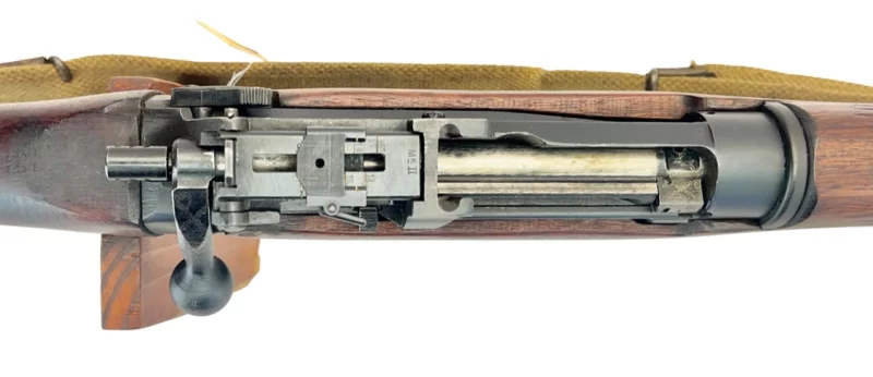 Navy Arms Enfield #4 Mk 1* .303 World War II French Resistance1944 Dated "BS" and "PP" marked non-matching serial number bolt PP 1011 - Image 15