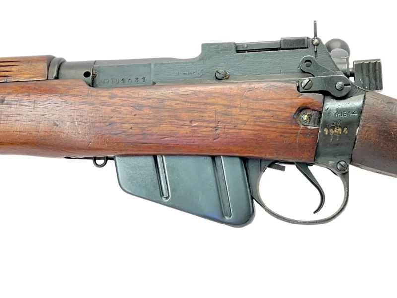 Navy Arms Enfield #4 Mk 1* .303 World War II French Resistance 1944 Dated "BS" and "PP" marked matching serial number bolt PP 1031 - Image 19