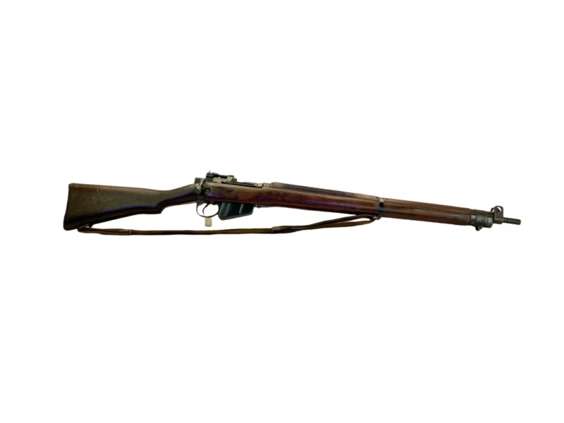 Navy Arms Enfield #4 Mk 1* .303 World War II French Resistance 1944 Dated "BS" marked matching serial number bolt PP0081 - Image 18