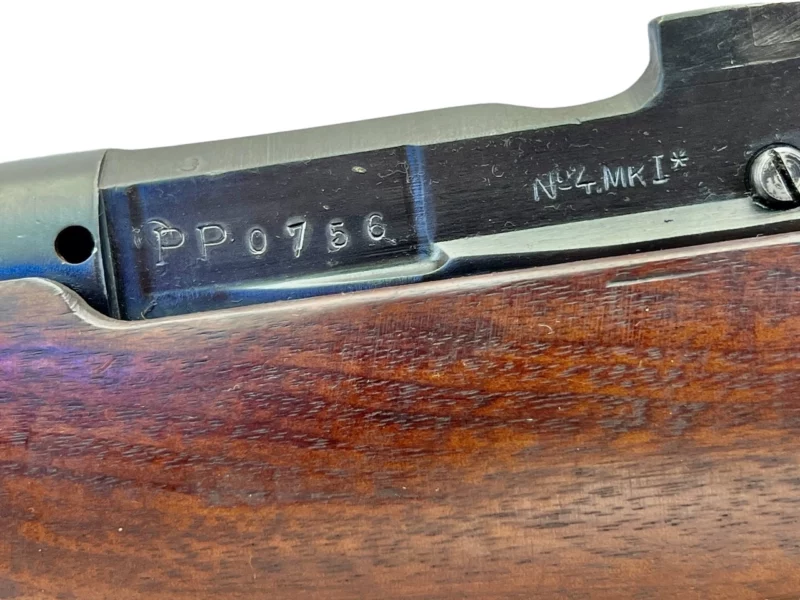 Navy Arms Enfield #4 Mk 1* .303 World War II French Resistance 1944 Dated "BS" and "PP" marked matching serial number bolt PP 0756 - Image 21