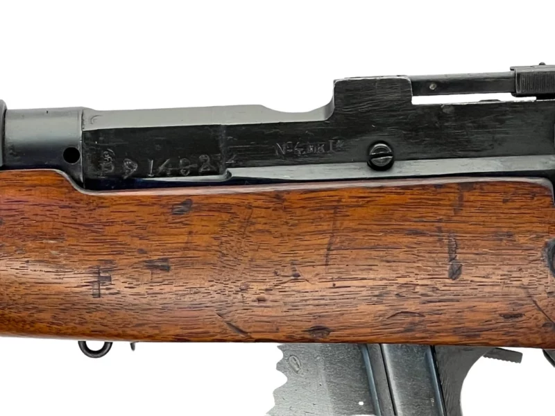 Navy Arms Enfield #4 Mk 1* .303 World War II French Resistance 1944 Dated "BS" and "PP" marked matching serial number bolt PP 1492 - Image 20