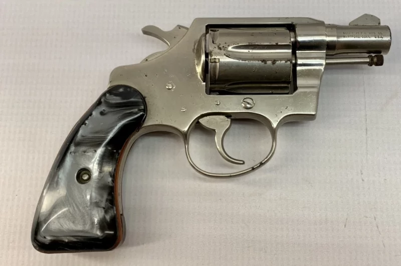 Colt Cobra revolver 2" factory nickel .38spl, 1971 manufacture - Image 2