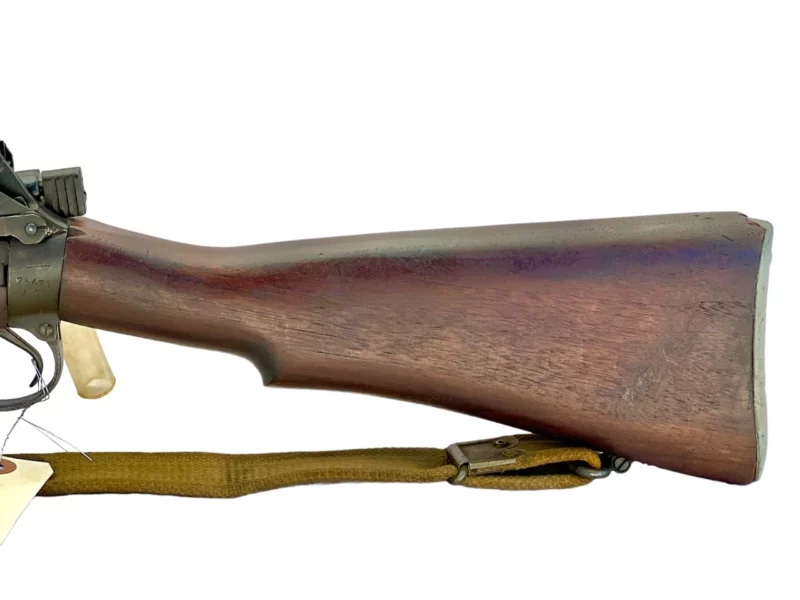 Navy Arms Enfield #4 Mk 1 .303 World War II French Resistance,1944 date "PP" marked, ROF(F) with matching bolt Zinc buttplate SN PP 1227 - Image 19