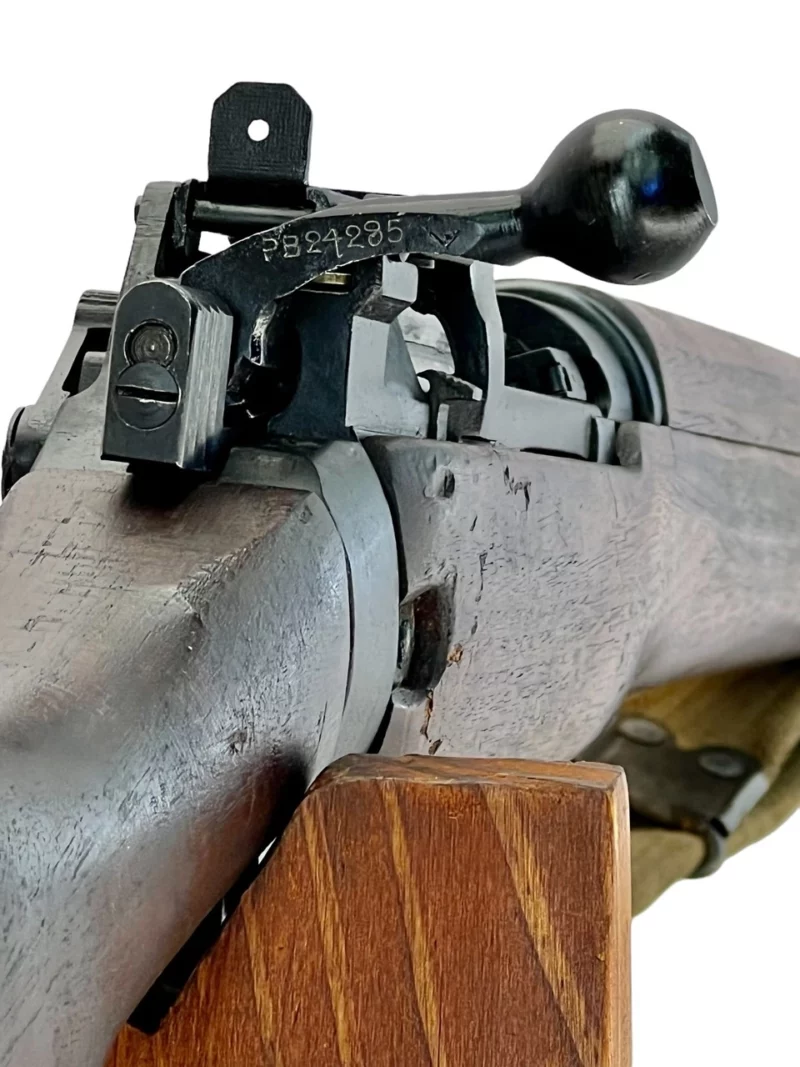 Navy Arms Enfield #4 Mk 1 .303 World War II French Resistance,1944 date "PP" marked, ROF(F) with matching bolt SN PP 0689 - Image 16