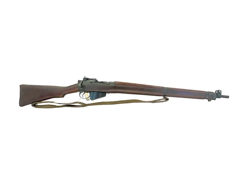 Navy Arms Enfield #4 Mk 1* .303 World War II French Resistance 1944 Dated "BS" marked matching serial number bolt PP 1789 - Image 9