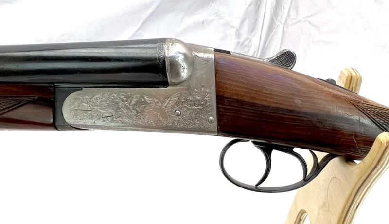 side by side 12ga shotgun Gunmark Kestrel Boxlock SN 358787 - Image 7