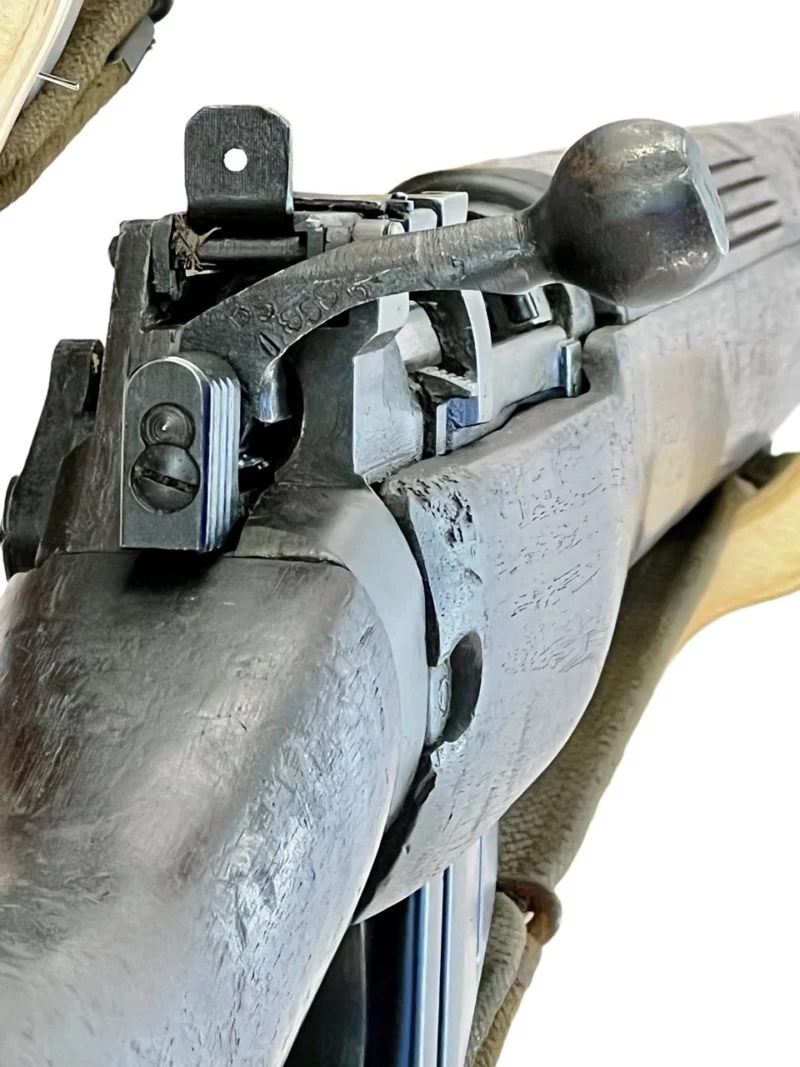Navy Arms Enfield #4 Mk 1 .303 World War II French Resistance 1944 Dated consecutive serial numbered pair matching serial number bolt - Image 19