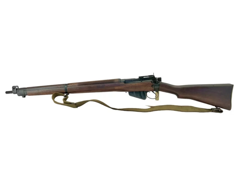 Navy Arms Enfield #4 Mk 1* .303 World War II French Resistance 1944 Dated "BS" and "PP" marked matching serial number bolt PP 1424 - Image 19