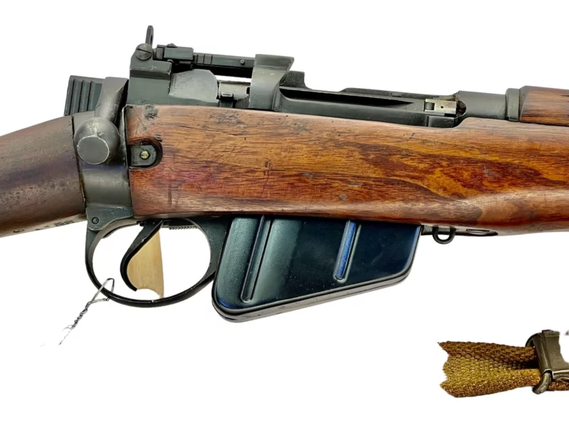 Navy Arms Enfield #4 Mk 1 .303 World War II French Resistance 1944 Dated "BU" "PP" marked matching bolt SN PP 0130 - Image 10
