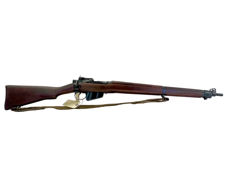 Navy Arms Enfield #4 Mk 1* .303 World War II French Resistance 1944 Dated "BS" marked matching serial number bolt PP 1257 - Image 9