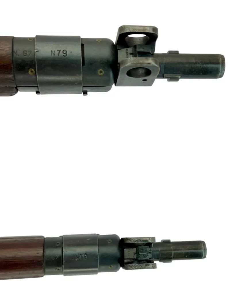 Navy Arms Enfield #4 Mk 1 .303 World War II French Resistance 1944 Dated consecutive serial numbered pair matching serial number bolt - Image 15