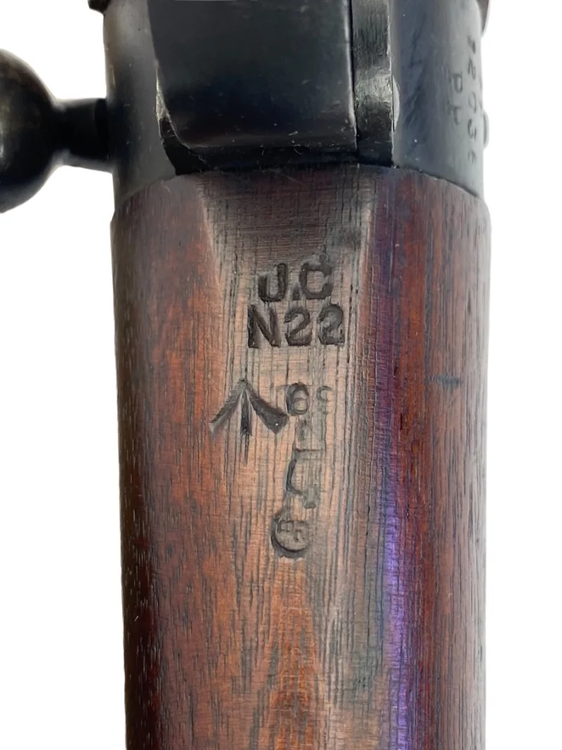 Navy Arms Enfield #4 Mk 1* .303 World War II French Resistance 1944 Dated "BT" and "PP" marked matching serial number bolt PP 1443 - Image 16