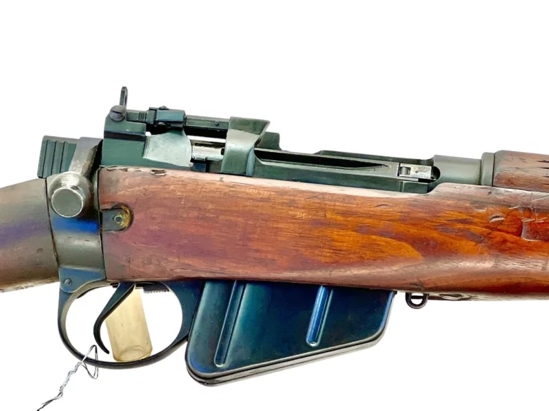 Navy Arms Enfield #4 Mk 1* .303 World War II French Resistance 1944 Dated "BS" marked matching serial number bolt PP 1815 - Image 12