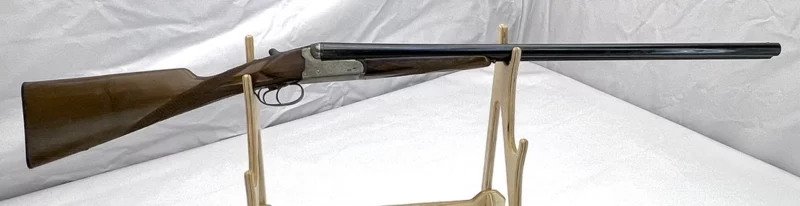 side by side 12ga shotgun Italian Pioneer Arms Ejector Boxlock SN 85149 - Image 3