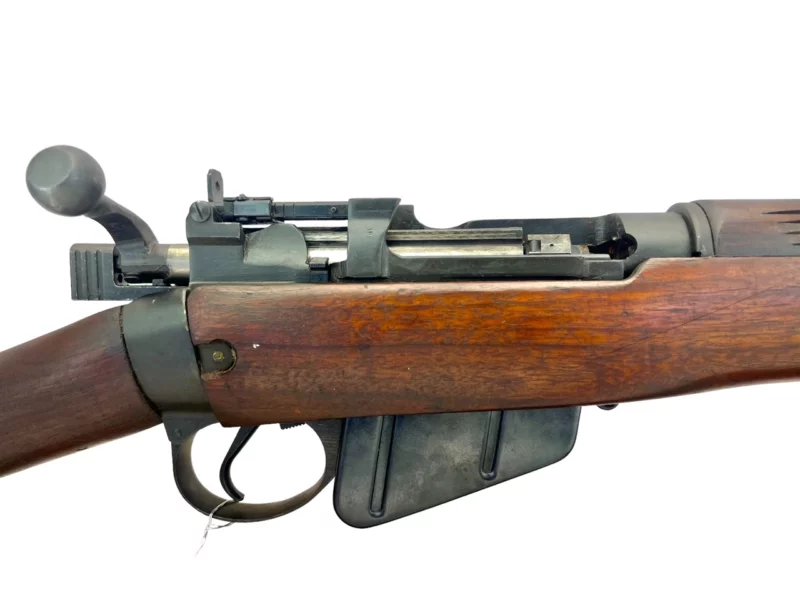Navy Arms Enfield #4 Mk 1* .303 World War II French Resistance1944 Dated "BS" marked non-matching serial number bolt PP 1145 - Image 12