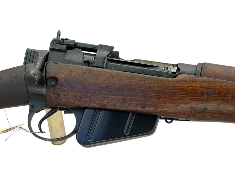Navy Arms Enfield #4 Mk 1 .303 World War II French Resistance 1944 Dated "BT" and "PP" marked matching serial number bolt PP 1056 - Image 11