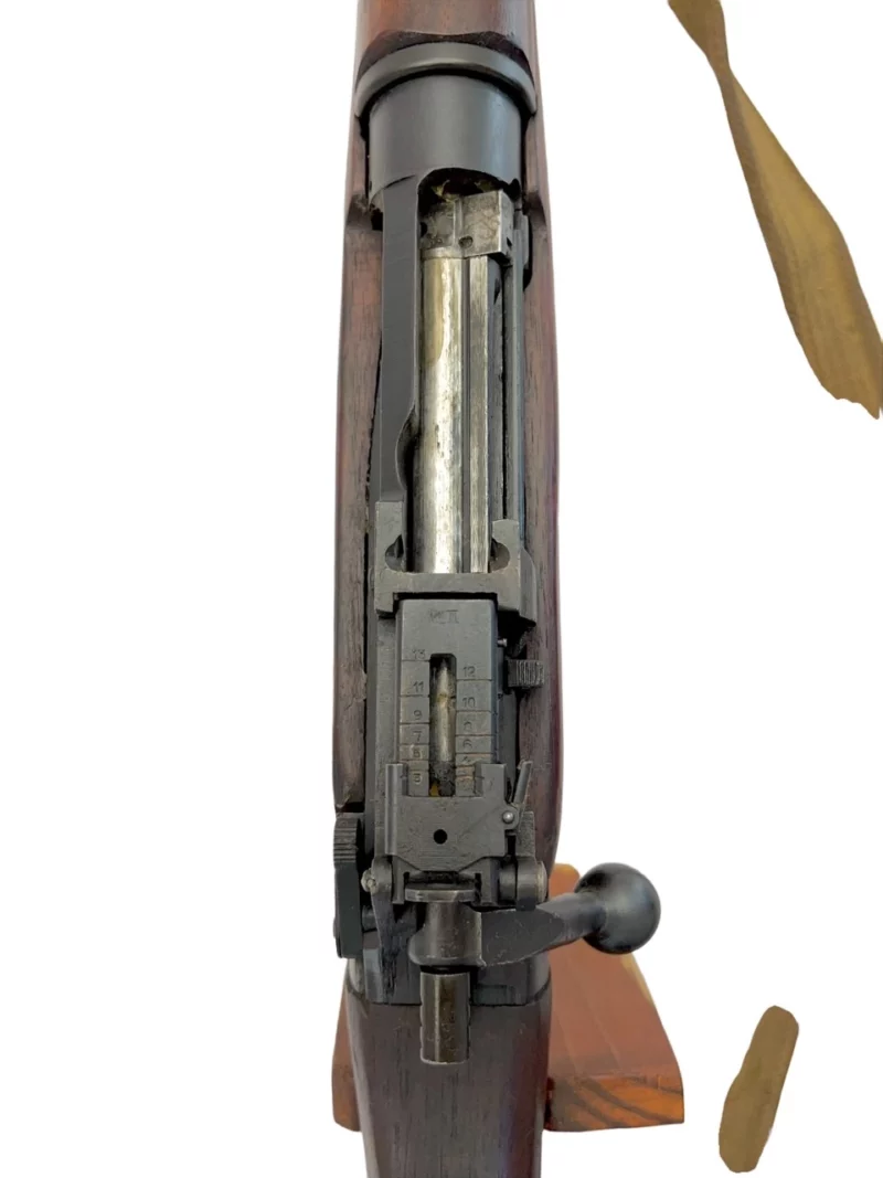 Navy Arms Enfield #4 Mk 1* .303 World War II French Resistance 1944 Dated "BS" and "PP" marked matching serial number bolt PP 1031 - Image 9