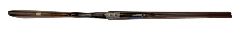 British Side by Side 12ga shotgun Bolton & Co. Southport Armoury Damascus Sidelock - Image 6