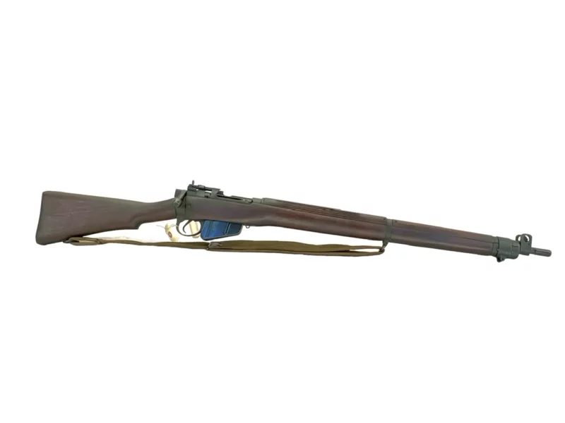 Navy Arms Enfield #4 Mk 1 .303 World War II French Resistance,1944 date "PP" marked, ROF(F) with matching bolt Zinc buttplate SN PP 1227 - Image 8
