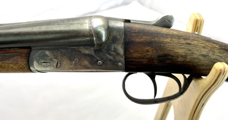side by side 12ga shotgun AYA Yeoman Boxlock SN 533801 - Image 8