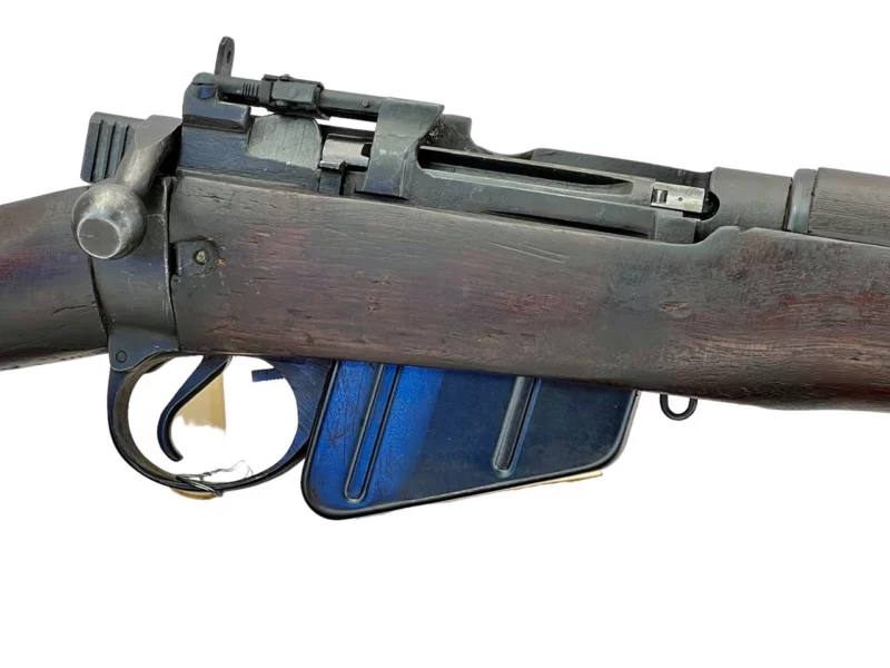 Navy Arms Enfield #4 Mk 1 .303 World War II French Resistance,1944 date "PP" marked, ROF(F) with matching bolt SN PP 1052 - Image 10