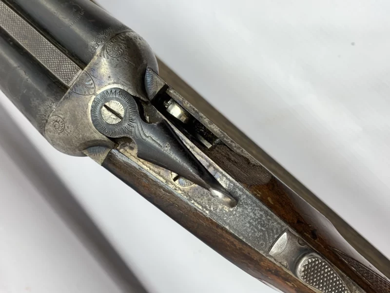 side by side 16ga shotgun sidelock Laurona - Image 5