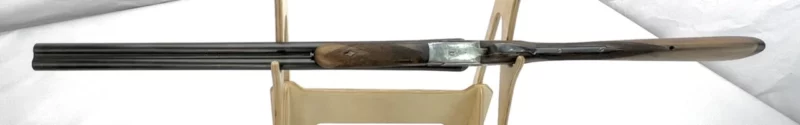 side by side 12ga shotgun Spanish Hispano Englesa-Eibar Engraved Side Lock Extractor SN 14755 - Image 7